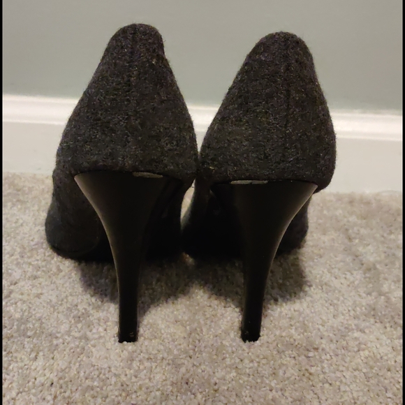 Grey, felt, low heel - Picture 3 of 3